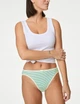 Набір бавовняних трусиків Marks&Spencer модель High legs 8(36) 5 шт різнобарвний rich aqua 0056 - зображення 2