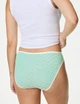 Набір бавовняних трусиків Marks&Spencer модель High legs 8(36) 5 шт різнобарвний rich aqua 0056 - зображення 3