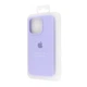Чохол силіконовий мікрофібра (AA) Epic Silicone Case Full для Apple iPhone 15 Pro papaya - зображення 6