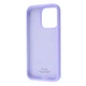 Чохол силіконовий мікрофібра (AA) Epic Silicone Case Full для Apple iPhone 15 Pro papaya - зображення 7
