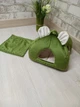 Будиночок для гризунів, щуриків, морських свинок Animals_joy Юрта-тунель M 28*28см (004) - зображення 8