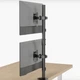 Крепление для монитора Brateck LDT66-C02V кронштейн для двух мониторов 17-32" - изображение 6