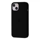 Чехол силиконовый микрофибра (AA) Epic Silicone Case Full для Apple iPhone 15 black - изображение 1