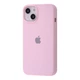 Чехол силиконовый микрофибра (AA) Epic Silicone Case Full для Apple iPhone 15 chalk pink - изображение 1