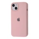 Чехол силиконовый микрофибра (AA) Epic Silicone Case Full для Apple iPhone 15 pink sand - изображение 1