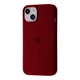 Чехол силиконовый микрофибра (AA) Epic Silicone Case Full для Apple iPhone 15 grapefruit - изображение 1