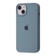 Чехол силиконовый микрофибра (AA) Epic Silicone Case Full для Apple iPhone 15 lavender gray - изображение 1