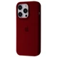 Чохол силіконовий мікрофібра (AA) Epic Silicone Case Full для Apple iPhone 14 Pro Max grapefruit - зображення 1