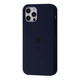 Чехол силиконовый Epic Premium Silicone Case Full для Apple iPhone 12/12 Pro midnight blue - изображение 1