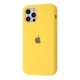 Чехол силиконовый Epic Premium Silicone Case Full для Apple iPhone 12/12 Pro yellow - изображение 1