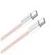 Кабель ColorWay USB Type-C + USB Type-C (M/M), 3.0 А, 1 м, Pink (CW-CBPDCC061-P) - зображення 3
