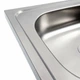 Кухонная мойка из нержавеющей стали Platinum 4050 (0,4/120 мм) - изображение 4