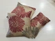 Комплект декоративних подушок Firanka Flowers 32х32см 2шт 32х20см 1шт бежеві з бордовим (п_0317) - зображення 2