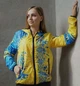 Ветровка спортивная женская T'ossa TM "Желто-голубая", S - изображение 3