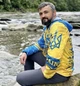 Ветровка спортивная мужская T'ossa TM "Желто-голубая", S - изображение 4