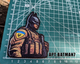 Військовий шеврон Shevron.patch Бетмен зі зброєю на липучці (BATMAN7) - зображення 3