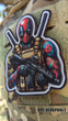 Военный шеврон Shevron.patch Дэдпул с автоматом тактический на липучках (DEADPOOL2) - изображение 6