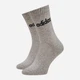 Набор мужских носков высоких хлопковых Adidas C LIN CREW IC1302 L (43-45) 3 пары Белый/Серый/Черный (4066746467312_1) - изображение 3