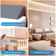 Подушка клиновидная Supretto с карманом 152x15x25 см Серая (9042-0001) - изображение 4