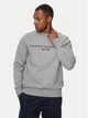 Мужской свитшот Tommy Hilfiger Logo MW0MW11596 Размер L Серый - изображение 1