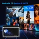Проектор HY350 Pro 580ANSI Android 11 4K 1080P Wifi6 Голосове керування Allwinner H713 Електронний фокус BT 5.0 Домашній кінотеатр GREY/СІРИЙ - зображення 10