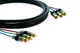 Кабель для компонентного відеосигналу 3 RCA - 3 RCA (Вилка - Вилка) 4.6м, Kramer C-R3VM/R3VM-15 - изображение 2