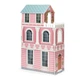 Ляльковий будиночок Ecotoys Fresh Pink дитячий дерев'яний ляльковий будиночок, будиночок для ляльки з меблями, ляльковий іграшковий будиночок - зображення 5