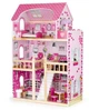 Кукольный домик Ecotoys Residence с мебелью детский деревянный кукольный домик, домик для куклы с мебелью, игрушечный кукольный домик - изображение 1