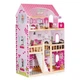 Кукольный домик Ecotoys Residence с мебелью детский деревянный кукольный домик, домик для куклы с мебелью, игрушечный кукольный домик - изображение 4