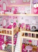Кукольный домик Ecotoys Residence с мебелью детский деревянный кукольный домик, домик для куклы с мебелью, игрушечный кукольный домик - изображение 5