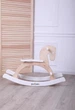 Деревянная лошадка-качалка Pony Star white wood покрыта лаком - изображение 3