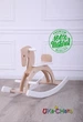 Деревянная лошадка-качалка Pony Star white wood покрыта лаком - изображение 5