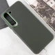 Шкіряний чохол Epik Bonbon Leather Metal Style на Samsung Galaxy S23 Зелений / Army green - зображення 4