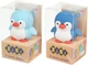 Точилка фигурная ZiBi Penguin 1 отверствие 60х35х32 мм 2 шт (ZB.5597.2) - изображение 1