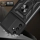 Протиударний броньований чохол із захистом камери для Samsung Galaxy A15 (A155) Armor Case Keysion black - зображення 5