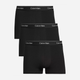 Zestaw majtek boxer męski Calvin Klein 000NB3963A-TM6 XL 3 szt Czarny (8720639844319) - obraz 1