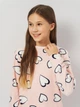Детская теплая велюровая пижама для девочки Minoti 20pj43 41565JNR 98-104 см Розовая (5063025374469) - изображение 5