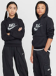 Подростковое теплое худи для девочки Nike K Nsw Club Flc Hdy Ssnl Gfx FZ5489-010 XL 156-166 см Черное (197596733204) - изображение 6