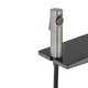 Душевая система пристенная Kroner KRP Armada с гигиеническим душем - GRP066 графит - изображение 6