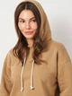 Худи женское ROZA 240410 S Бежевое (4824005710568) - изображение 4