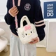 Детская плюшевая сумочка Hello Kitty белого цвета (NR0223_8) - изображение 3