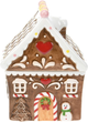 Посуд Home Styling Collection Cookie святковий у формі пряничного будиночка 22 см (8720573822671) - зображення 1