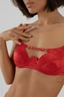 Червоний комплект із сатину з чашкою - present Perfect Female Червоний L/75C (1811LS-32T-r) - изображение 3