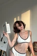 Молочний комплект із трикотажу - juno Perfect Female Молочний M (1814LS-38HI-mi) - изображение 4
