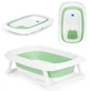 Ванночка для младенцев Ecotoys CARE Green с раскладной функцией - изображение 1
