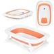 Ванночка для младенцев Ecotoys CARE Orange с раскладной функцией - изображение 1