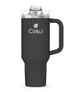 Термокружка с ручкой Cirkul All-Day StrawSip из нержавеющей стали Черная 1183 мл - изображение 1