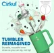 Термокружка с ручкой Cirkul All-Day StrawSip из нержавеющей стали Зеленая 1183 мл - изображение 2