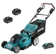 Акумуляторна самохідна газонокосарка Makita DLM481CT2 з 2 акб 18V 5Ah і з/п DC18SH (DLM481CT2) - зображення 1