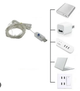 Светодиодная новогодняя LED гирлянда Капли росы от USB 8 режимов мерцания Теплый белый 10м - изображение 10